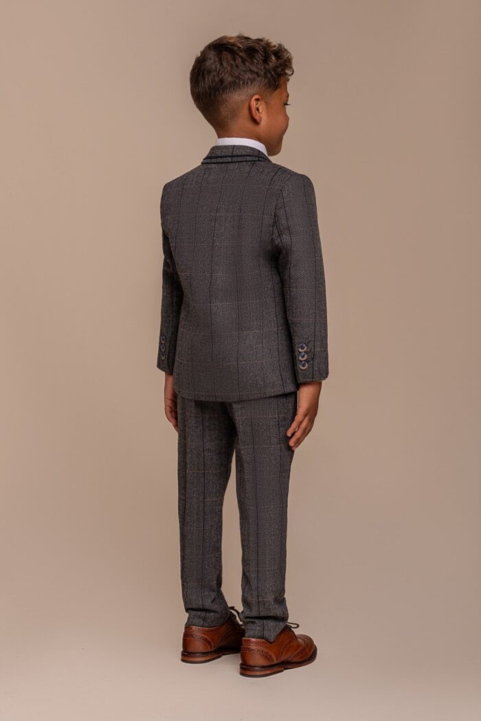house of cavani albert grey tweed check boys suit age 8 14 p915 53139 zoom scaled