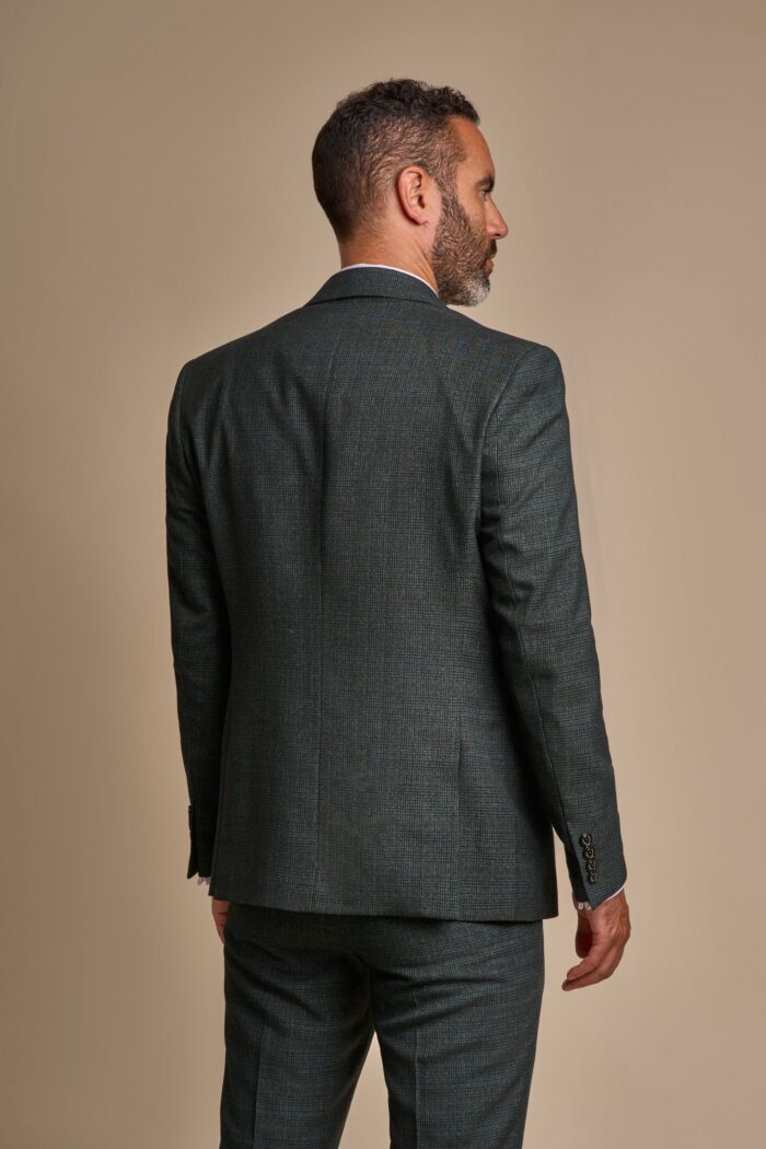 house of cavani caridi olive check three piece suit p1193 52456 zoom scaled