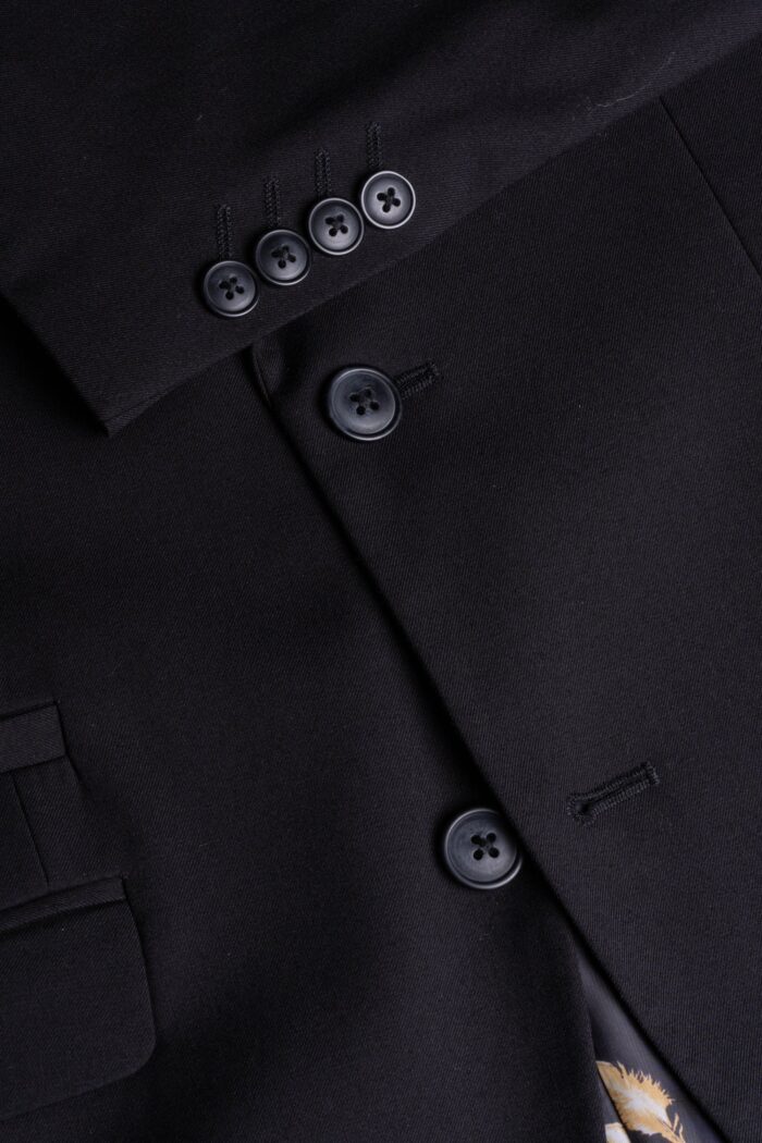 house of cavani marco black short three piece slim fit suit p981 49384 zoom scaled