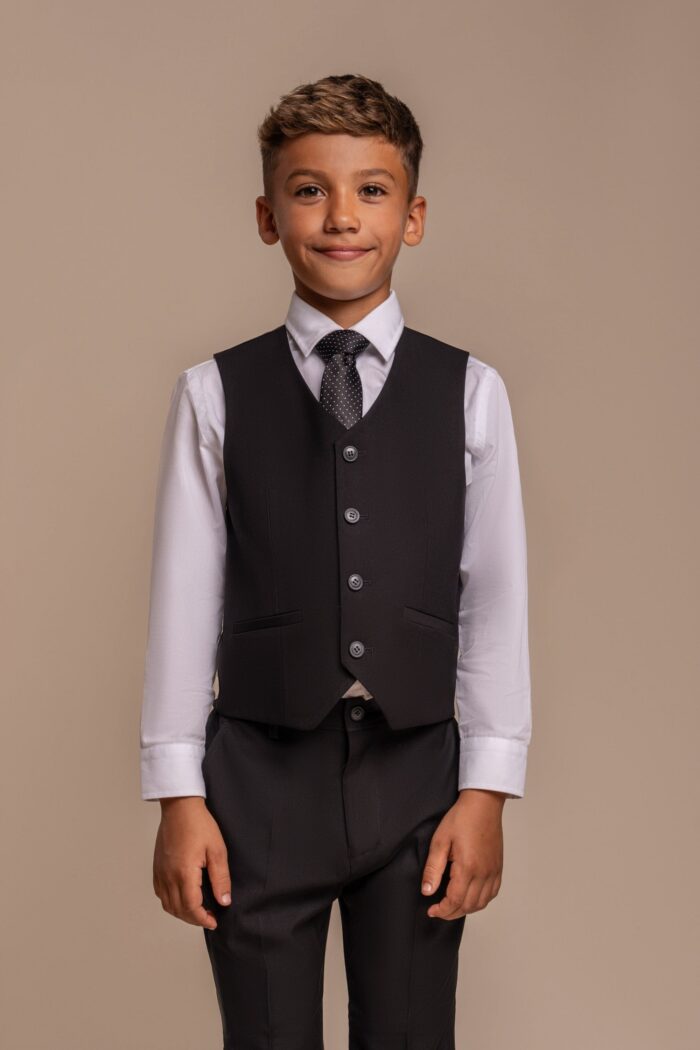 house of cavani marco boys black three piece suit age 1 7 p975 54000 zoom scaled