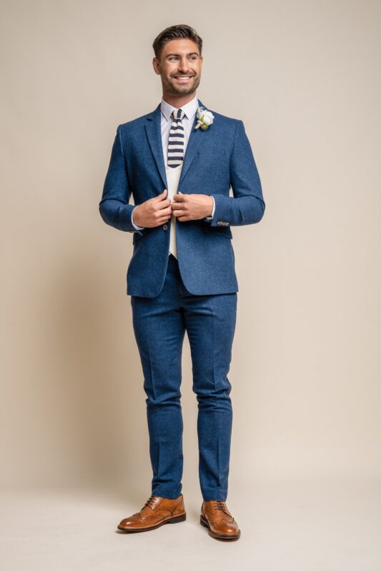 house of cavani orson blue suit with marco scoop waistcoat p1458 30625 zoom