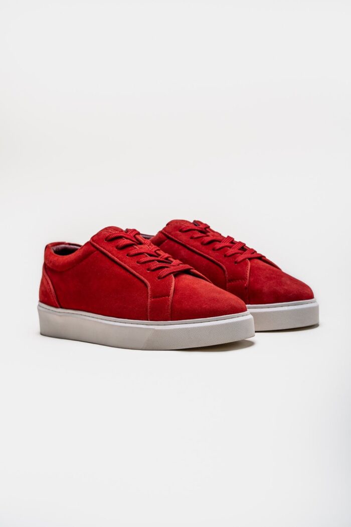 house of cavani p50 red trainers p1618 50385 image